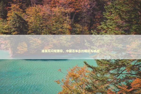潘展乐闪耀晋级，中国百米自的崛起与挑战