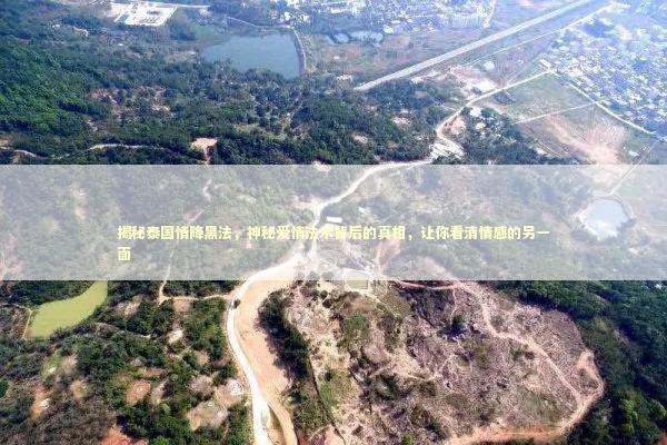 揭秘泰国情降黑法,神秘爱情法术背后的真相,让你看清情感的另一面 揭秘泰国情降黑法,神秘爱情法术背后的真相,让你看清情感的另一面 泰国情降法事